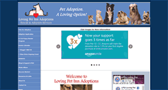 Desktop Screenshot of lovingpetinnadoptions.org